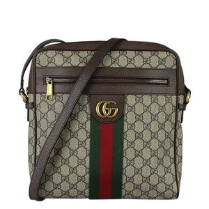 Gucci 547934 Small Ophidia Brown GG Supreme Canvas Crossbody Bag (208816)